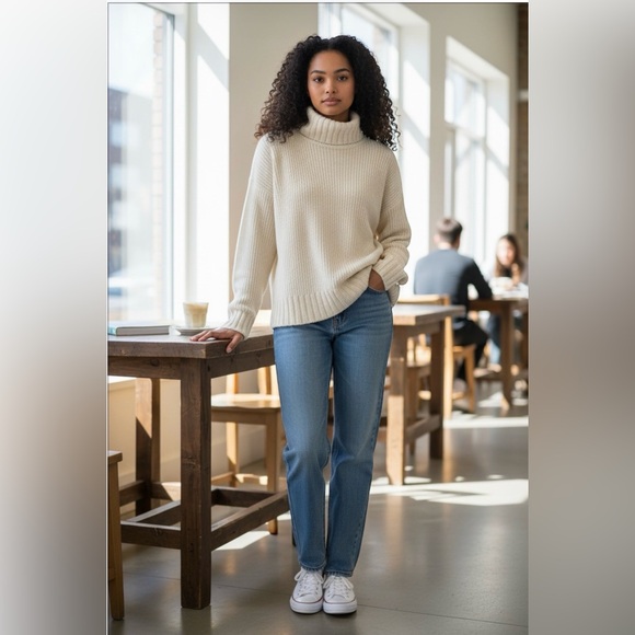 Cynthia Rowley Sweaters - Cynthia Rowley Cream Cowl Neck Sweater